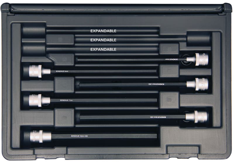 Bondhus ProHold Hex Socket Bit Set 6 Piece 150 mm (41030646)
