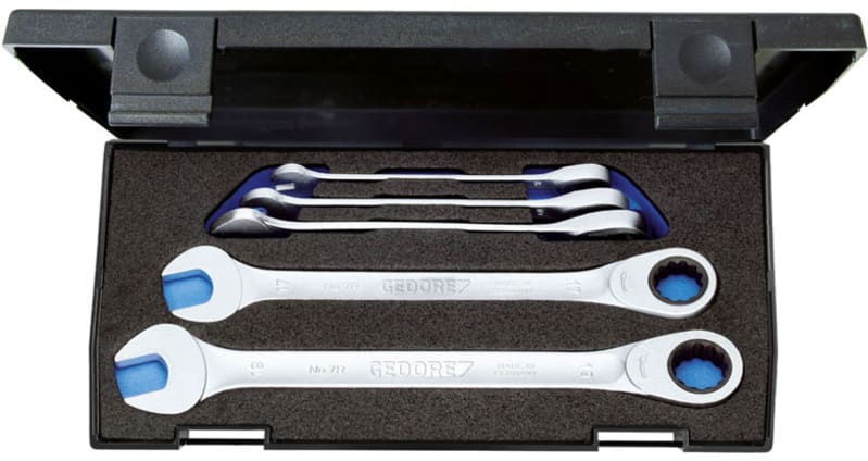 Ratchet wrench set 5 pcs 8-19 mm (7 R-005)