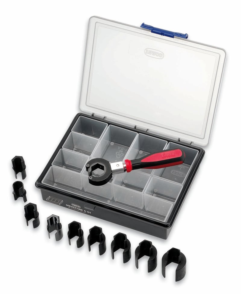 Ratchet wrench set FOR Nipple 14-30mm (115000)