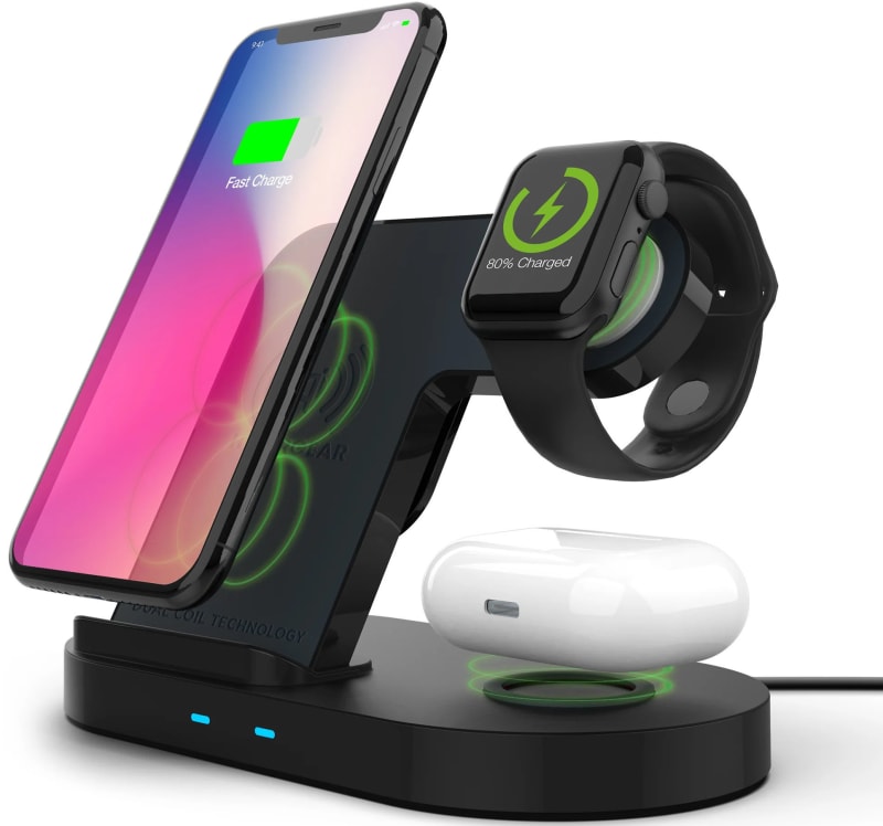 Naztech 3-in-1 Wireless Charging Dock (HPC15328)