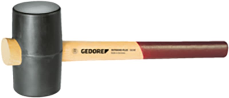 Rubber Mallet, Hard, Ø 65 mm (226 E-2)