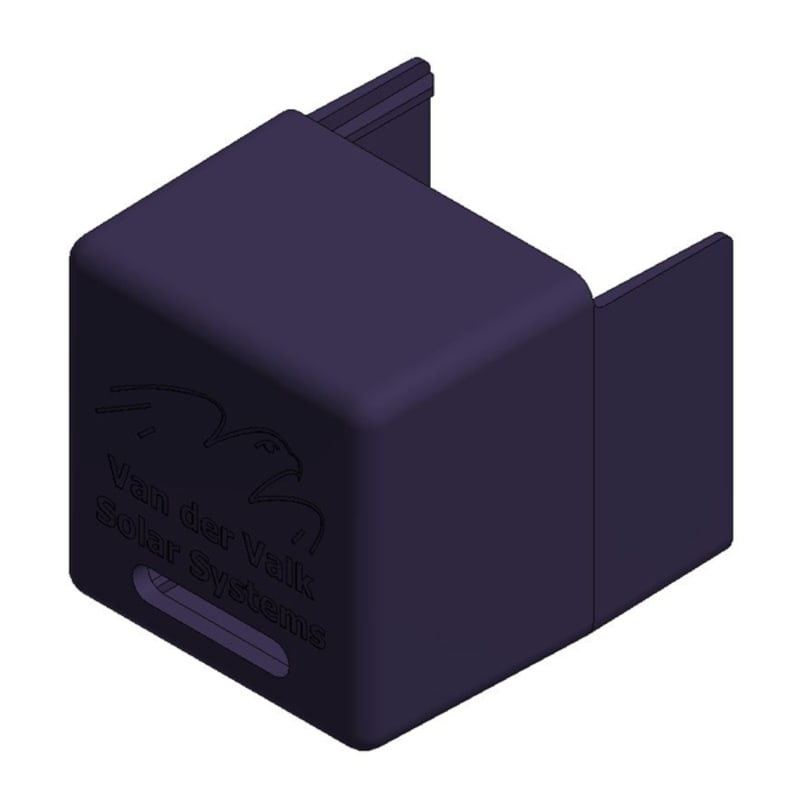 Black Plastic END CAP Side++ Profile (739052)