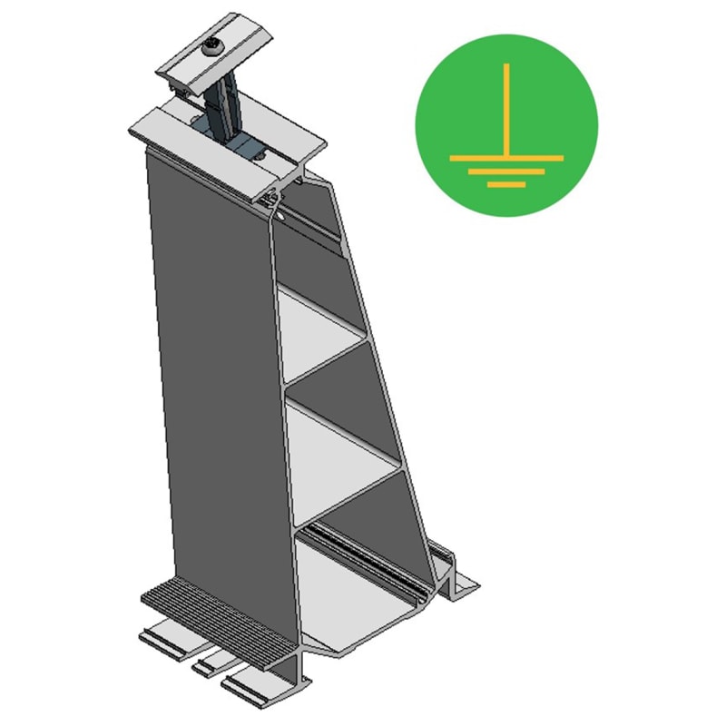 ALUMINIUM REAR FOOT Valkpro+ P10° Middle (724670)