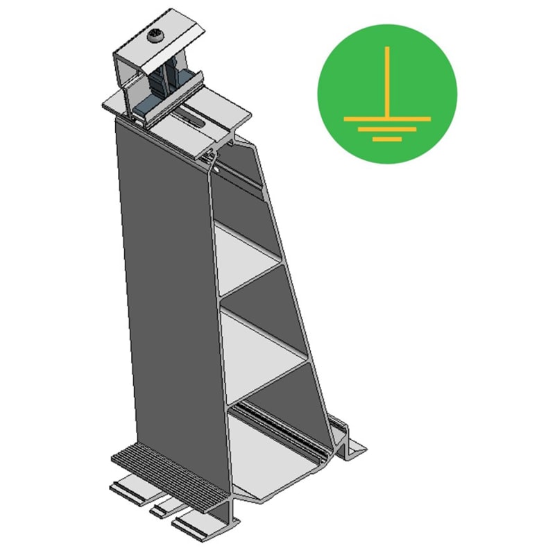 ALUMINIUM REAR FOOT Valkpro+ P10° SIDE (724671)