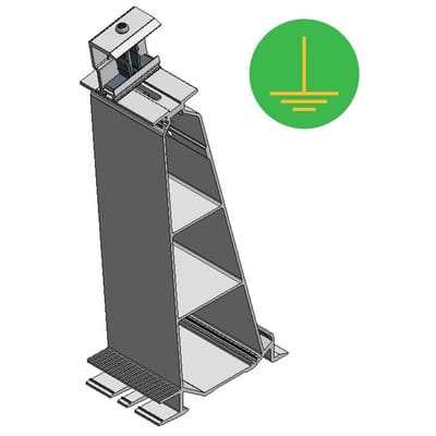 ALUMINIUM REAR FOOT Valkpro+ P10° SIDE