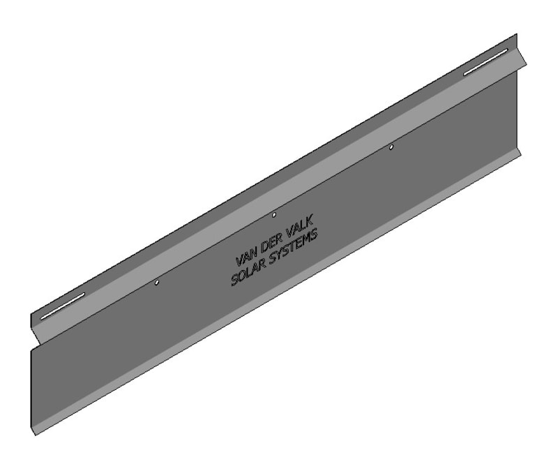 GALV BACK Plate Valkpro+ L10° L=1980mm (742512)