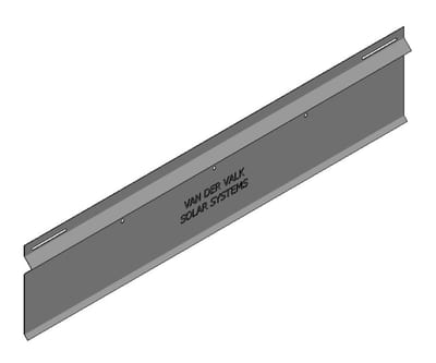 GALV BACK Plate Valkpro+ L10° L=1980mm