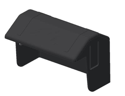 Plastic Cover END Clamp - Black