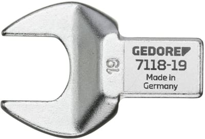 Gedore 7691260 Open-End Torque-Wrench Head 30 mm 14 x 18 mm Mount