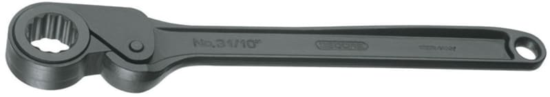 Gedore 31 KR Ratcheting Ring Spanner 24 mm, 305 mm (31 KR 12-24)