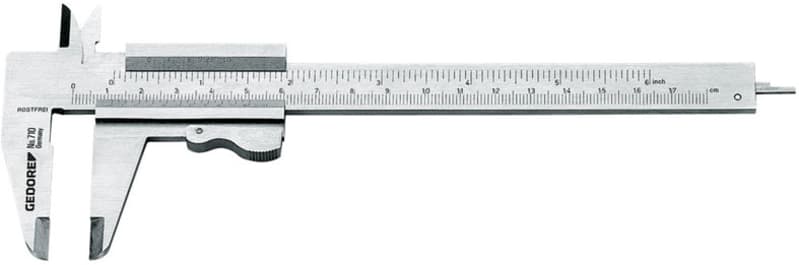 Gedore 710 Vernier Caliper 0-140 mm with Depth Gauge