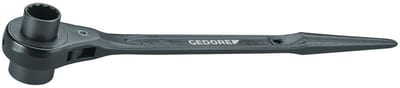 Gedore Double-Ended Ring Ratchet Spanner, 19 x 24 mm, 315 mm