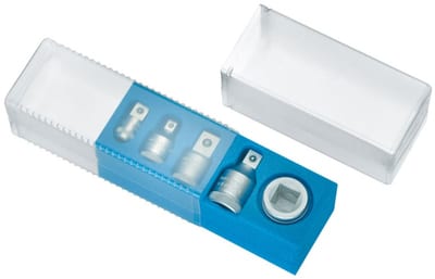Adapter set 1/4" - 3/4", 5 pieces