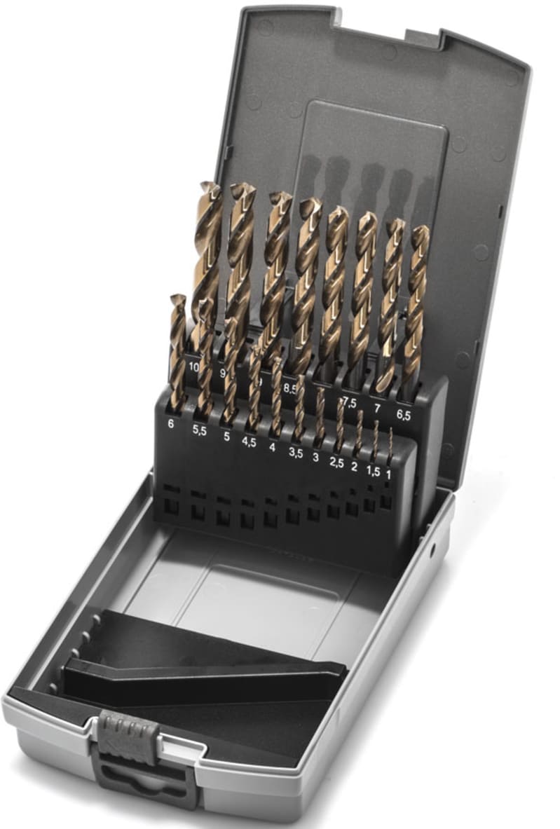 SET 1-10 W/0,5 HSS Drills FOR WOOD & Metal (1336Z001)