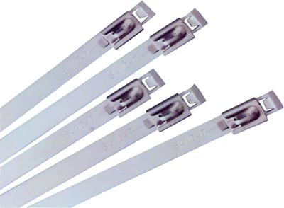 Band-It Ball-Lok Stainless Steel Cable Tie SS316 4.6 x 259 mm