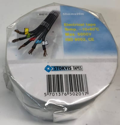 TAPE PVC 50MMX20M White