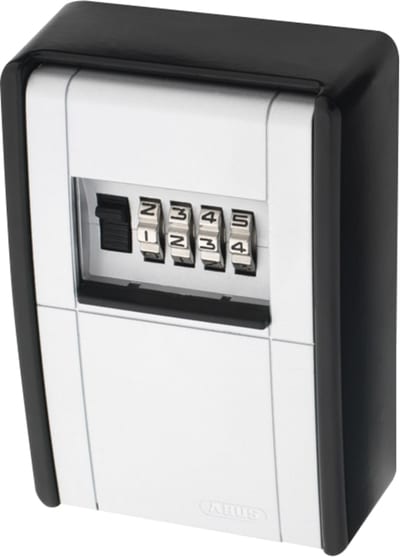 Wall-Mount Metal Key Box with 4-Digit Combination