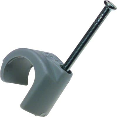 Clips Round M22-26 GREY NAIL 55mm