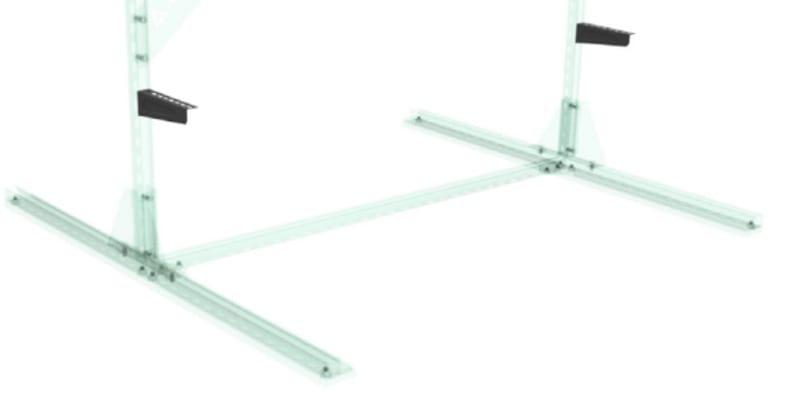 Vandervalk mounting kit for wire-mesh cable tray, Inverter Shelter (760613)