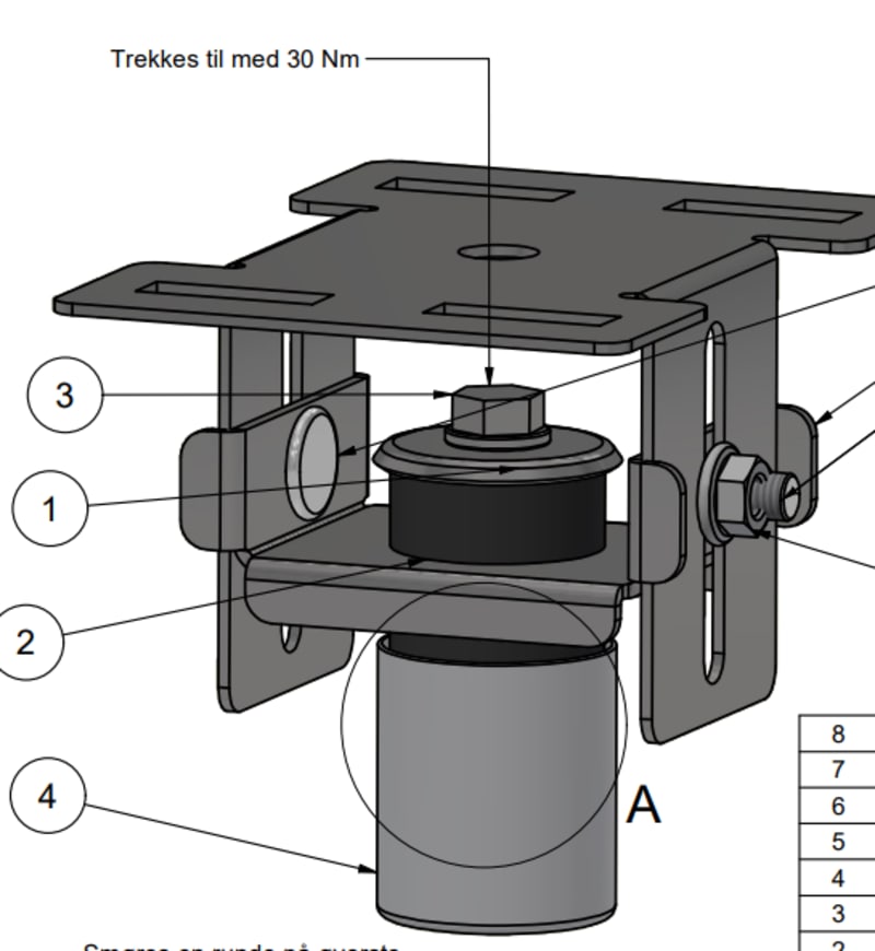 Solar Fastening plate FT Adjustable (114299)