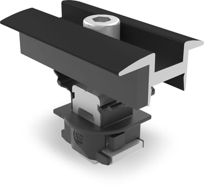K2 Facade Clamp MC Black, Frame Height 25-40 mm, Set