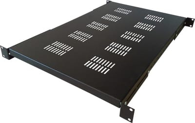 19" 4 PKT. Shelf 1U/672 Black