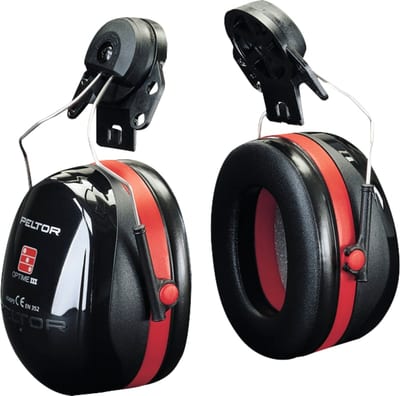 Peltor Optime III Helmet-Mounted Ear Muffs 3P3E