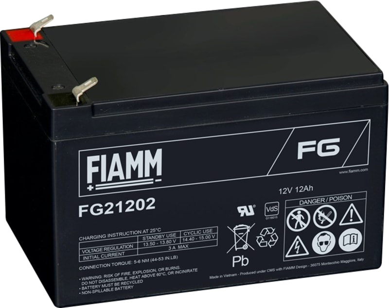 FIAMM lead-acid battery 12V/12AH (FG21202)