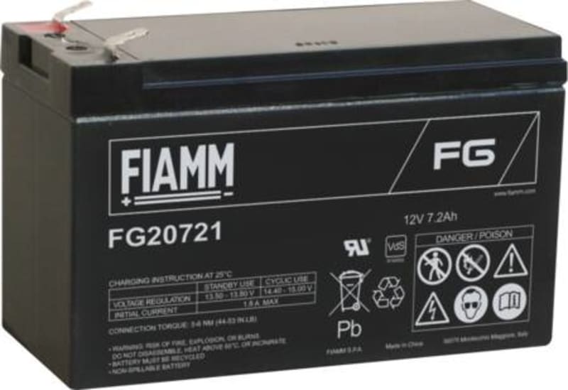 Fiamm Lead-Acid Battery 12V/7,2AH (FG20721)