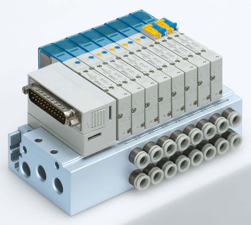 Manifold D SUB SIDE PORT 8mm 12 Stations (SS5Y5-50F1-12D-C8F)