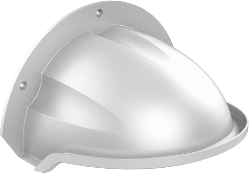 Hikvision DS-1250ZJ Rain Shield for Dome Camera, White, 265 × 152 × 190 mm