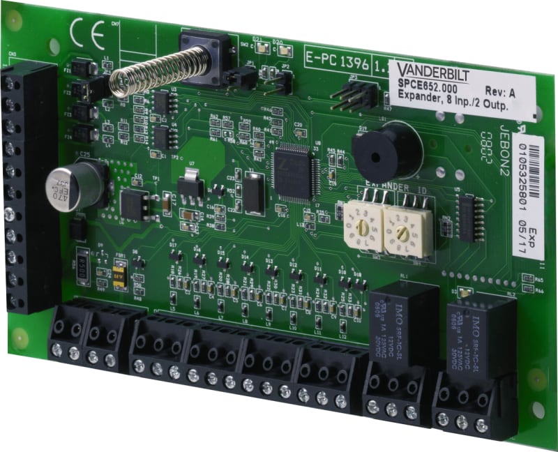 Vanderbilt SPC PCB Expansion Module 8 Zones / 2 Outputs (SPCE652.000)