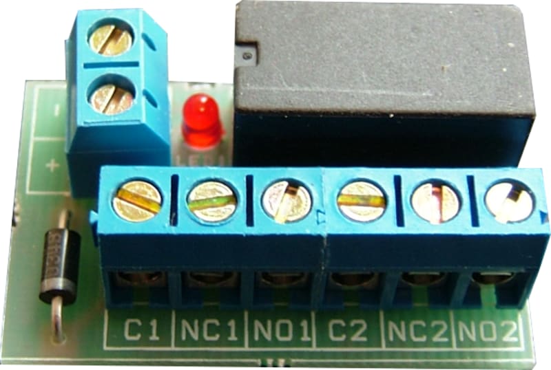 Relay Card Mini 2 NC/NO with Terminals (IRRM3)