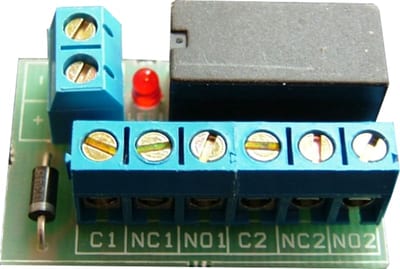 Relay Card Mini 2 NC/NO with Terminals