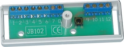 Junction BOX 12 POLE White WITH Sabotasje