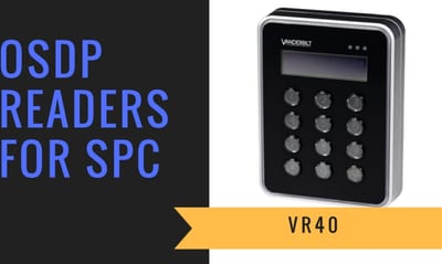 Vanderbilt SPCP433 Door Controller with 2 x VR40 OSDP Readers and SPC VR Converter Kit
