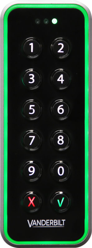 Vanderbilt MIFARE Reader with Keypad, OSDP (VR50M-MF)