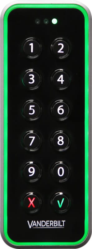 Vanderbilt MIFARE Reader with Keypad, OSDP