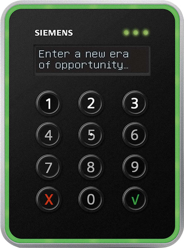 Card Reader with Keypad and Display OSDP (VR40S-MF)