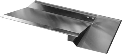 TOP Right Corner Flashing - Black