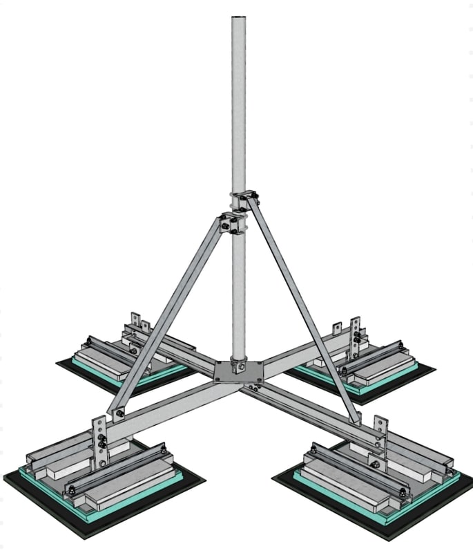 Gravitasjonsfeste TLN U/ mast pipe (J3-01-TLN)