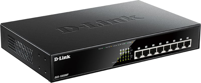 Switch 8X Gigabit Poe+