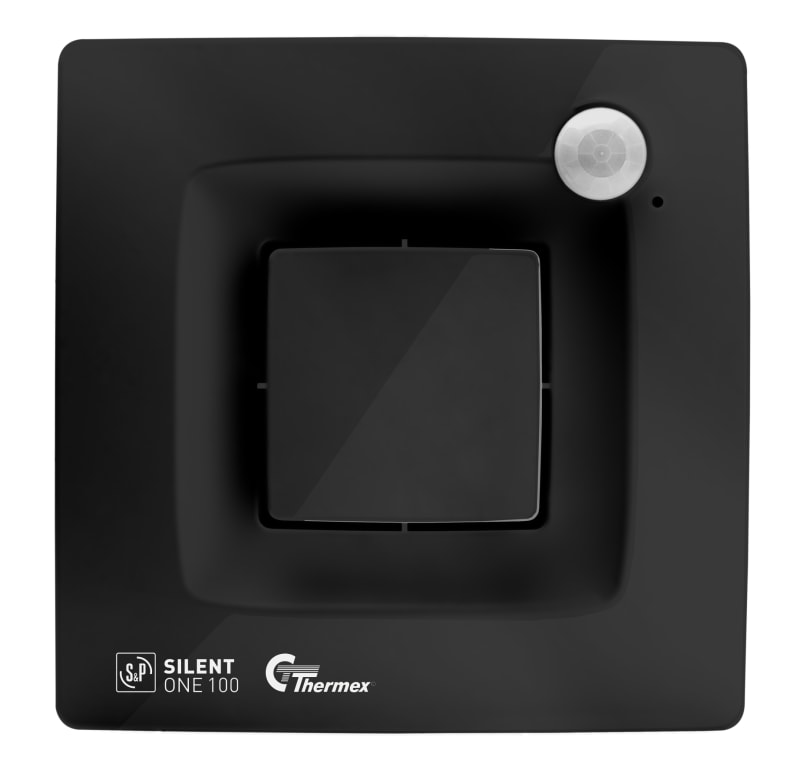 Ventilation Fan SILENT ONE Ø100 Black (200.34.2202.2)