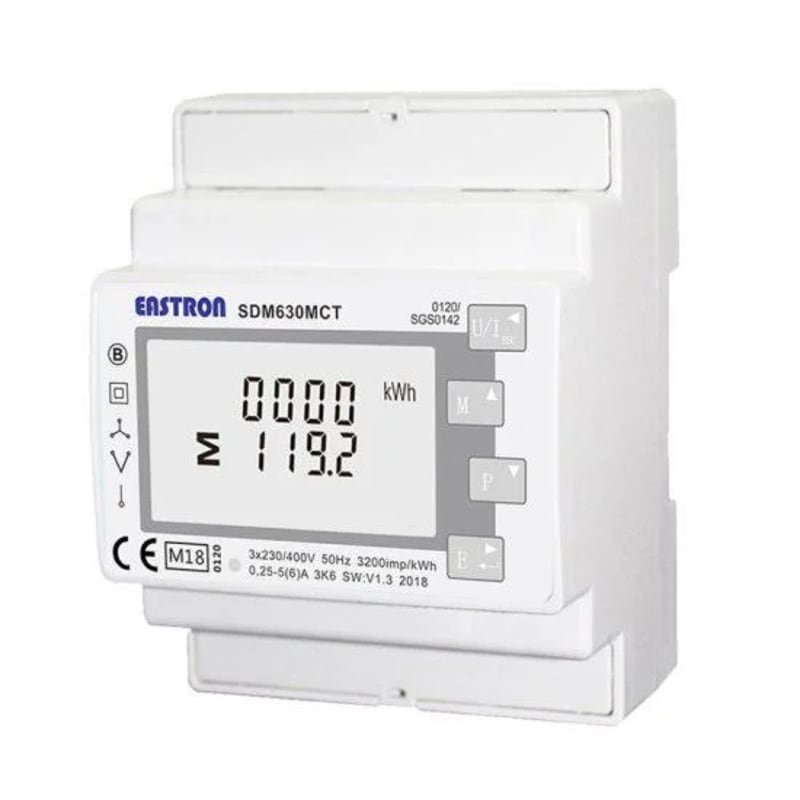 3-Phase meter with CT, TN 16mm cable (TPM-CT-E (100A))