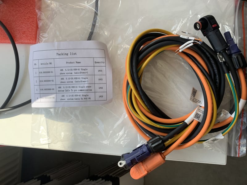 Growatt ARK-XH cable pack (ARK XH CABLE PACK)