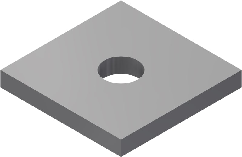 Øglænd System S-UNO Square Washer, Stainless Steel