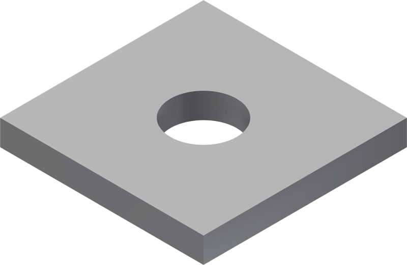 Øglænd System S-UNO Square Washer, Stainless Steel