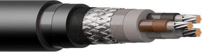 BFOU - E 1KV 2X25/16 MM2 Black