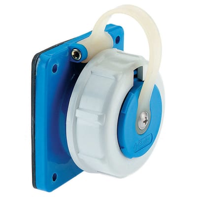 Panel Socket Schuko 16A 250V 2P+J IP68