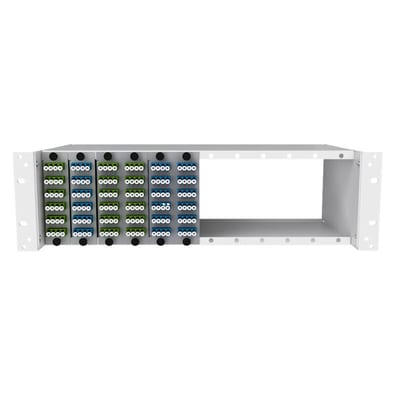 19" 3U LGX2 Chassis FOR 12 Modules